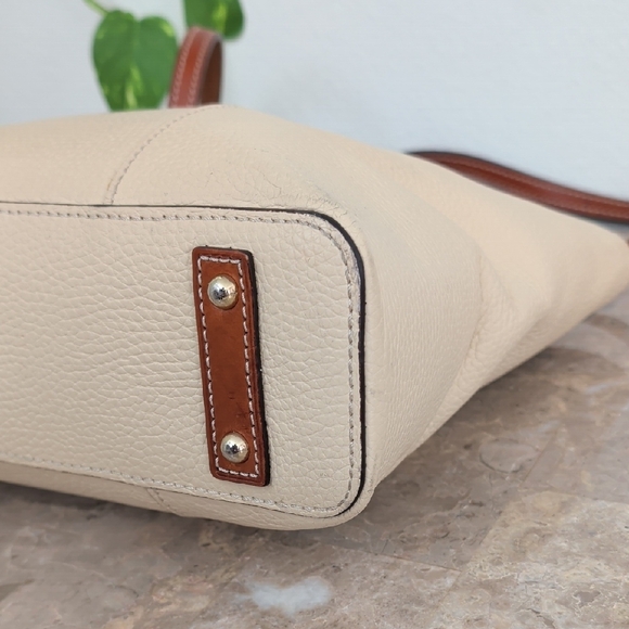Dooney & Bourke Tan Leather Tote - Picture 9 of 15